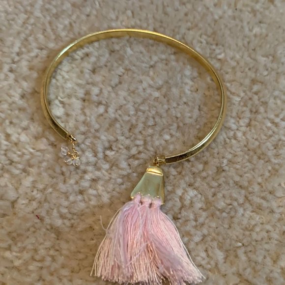 Shiraleah Blush Fleur Earrings and Sants Bangle Set NWT - Picture 6 of 15